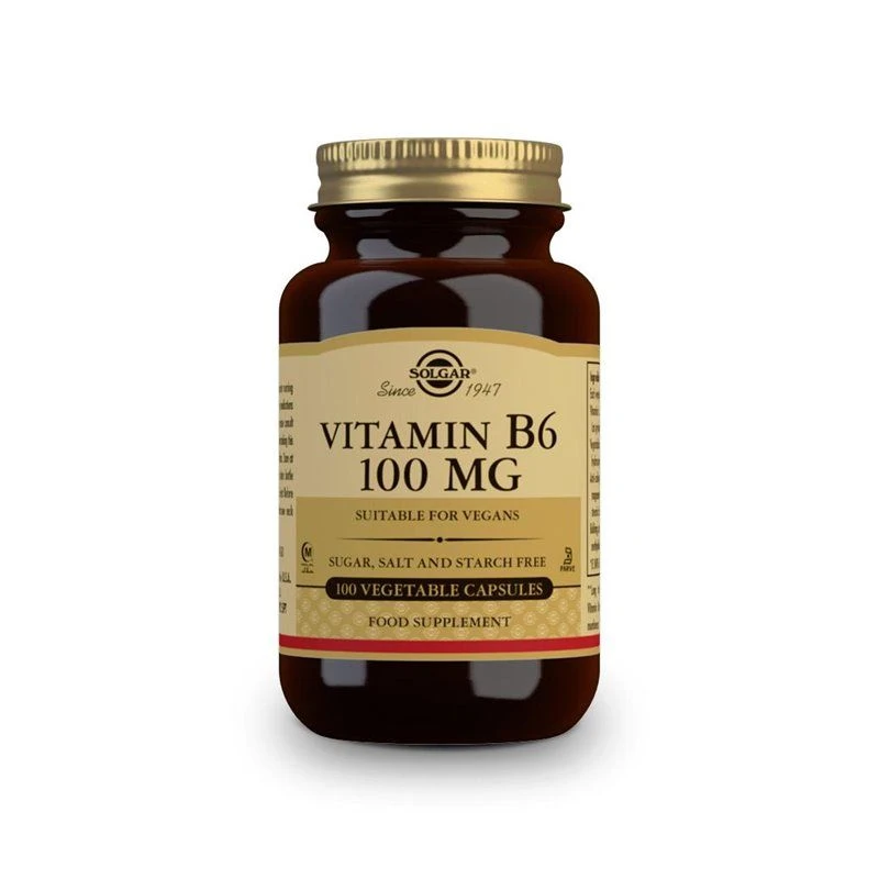 Solgar Vitamina B6 100Mg 100 Capsulas 1 Solgar Vitamina B6 100Mg 100 Capsulas
