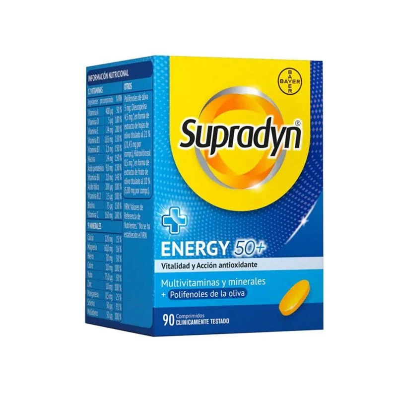 Bayer Supradyn Energy 50+ 90 Comprimidos 1 Bayer Supradyn Energy 50+ 90 Comprimidos