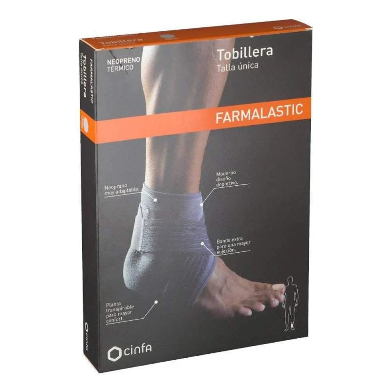 Tobillera Farmalastic Neopreno T- Unica 1 Tobillera Farmalastic Neopreno T- Unica