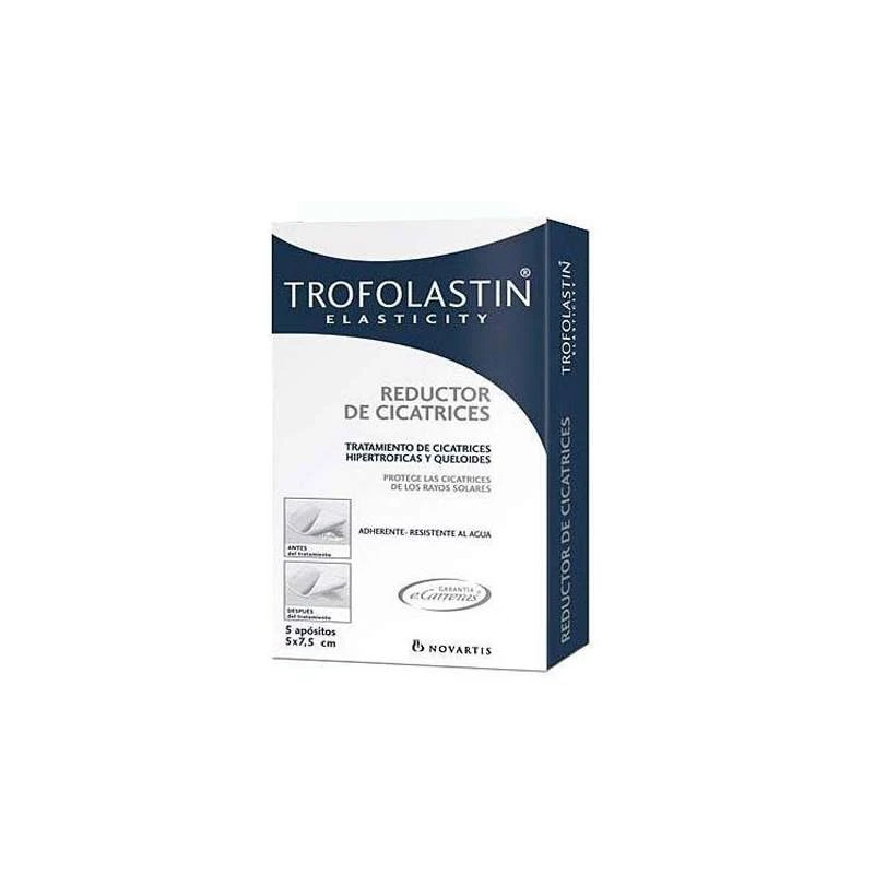 Trofolastin Reductor De Cicatrices E Carreras 5X7,5 Cm 5U 1 Trofolastin Reductor De Cicatrices E Carreras 5X7,5 Cm 5U