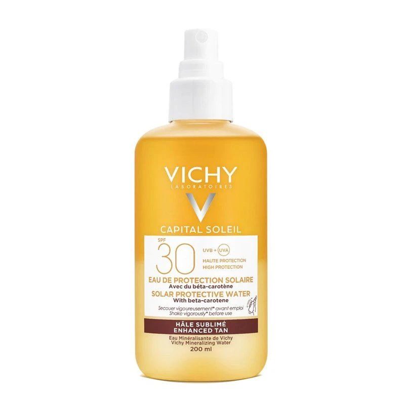 Vichy Capital Soleil Agua Solar Protectora Luminosidad SPF30 200Ml 1 Vichy Capital Soleil Agua Solar Protectora Luminosidad SPF30 200Ml