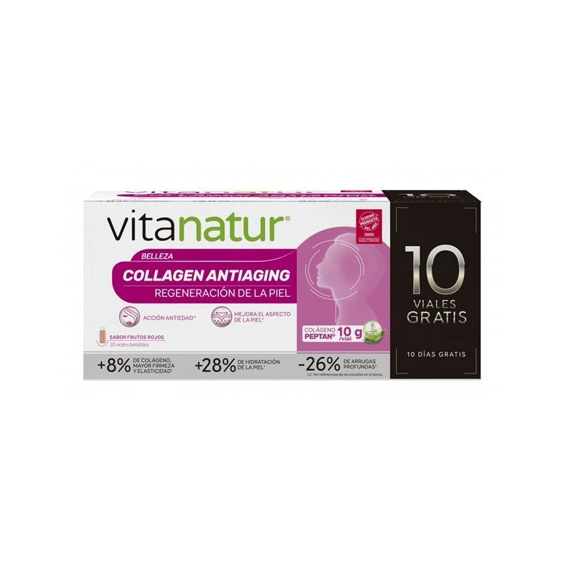 Vitanatur Collagen Antiaging 30 Viales 1 Vitanatur Collagen Antiaging 30 Viales