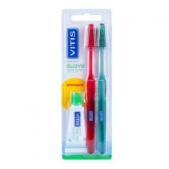 Vitis Cepillo Dental Adulto Suave Duplo 2U